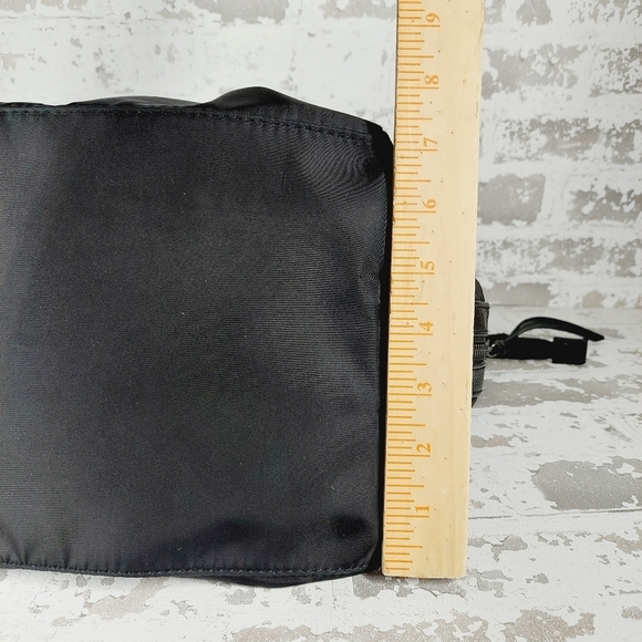 Botkier Vinyl Tote Black  Carryall Zip Top Big Travel Shoulder Bag 0771 - Picture 10 of 16